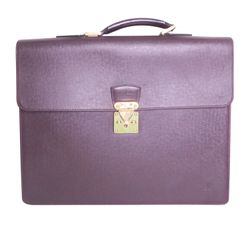 Robusto Briefcase, Taiga, Purple, RI0073, Keys, 2*